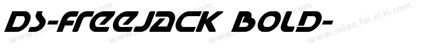 DS-FreeJack Bold字体转换